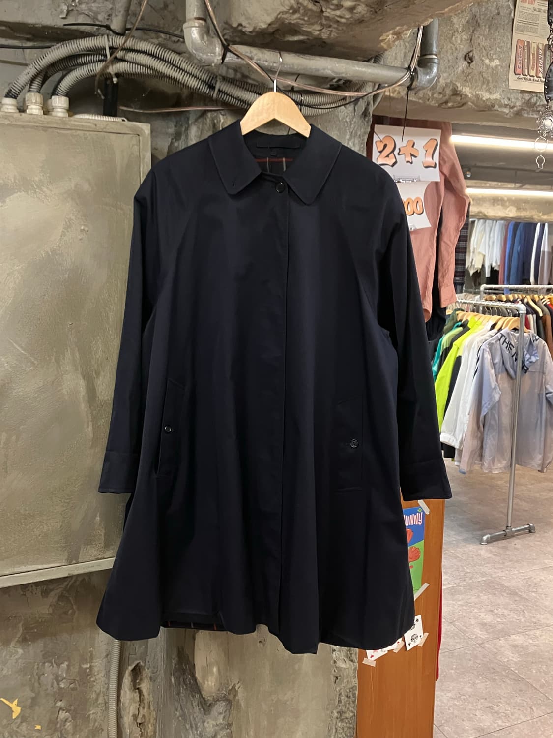 버버리 세미 롱 자켓 블랙 #csz3196 상품이미지2