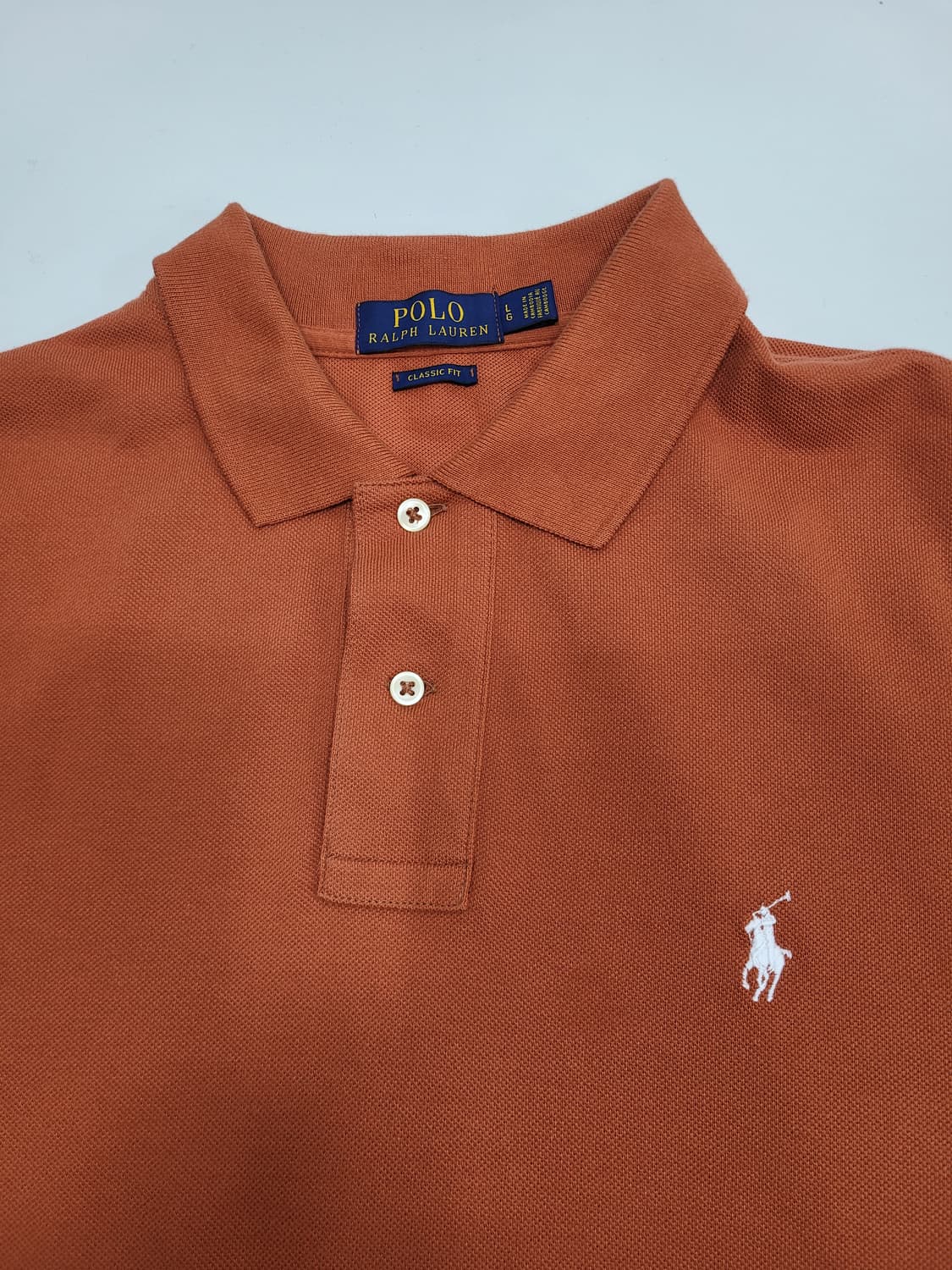 POLO 폴로 랄프로렌 화이트 포니 클레식핏 카라 티셔츠  / 남 L
 상품이미지3