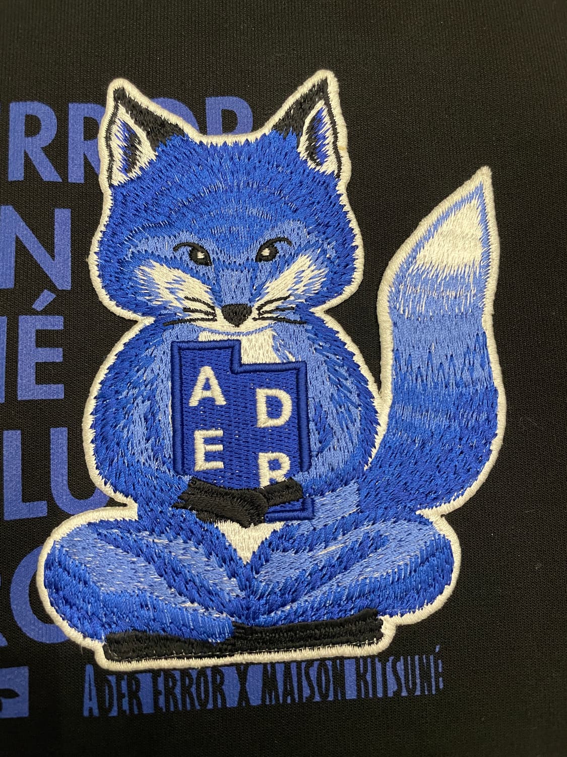 아더에러 메종키츠네 후드 블랙 상품이미지4