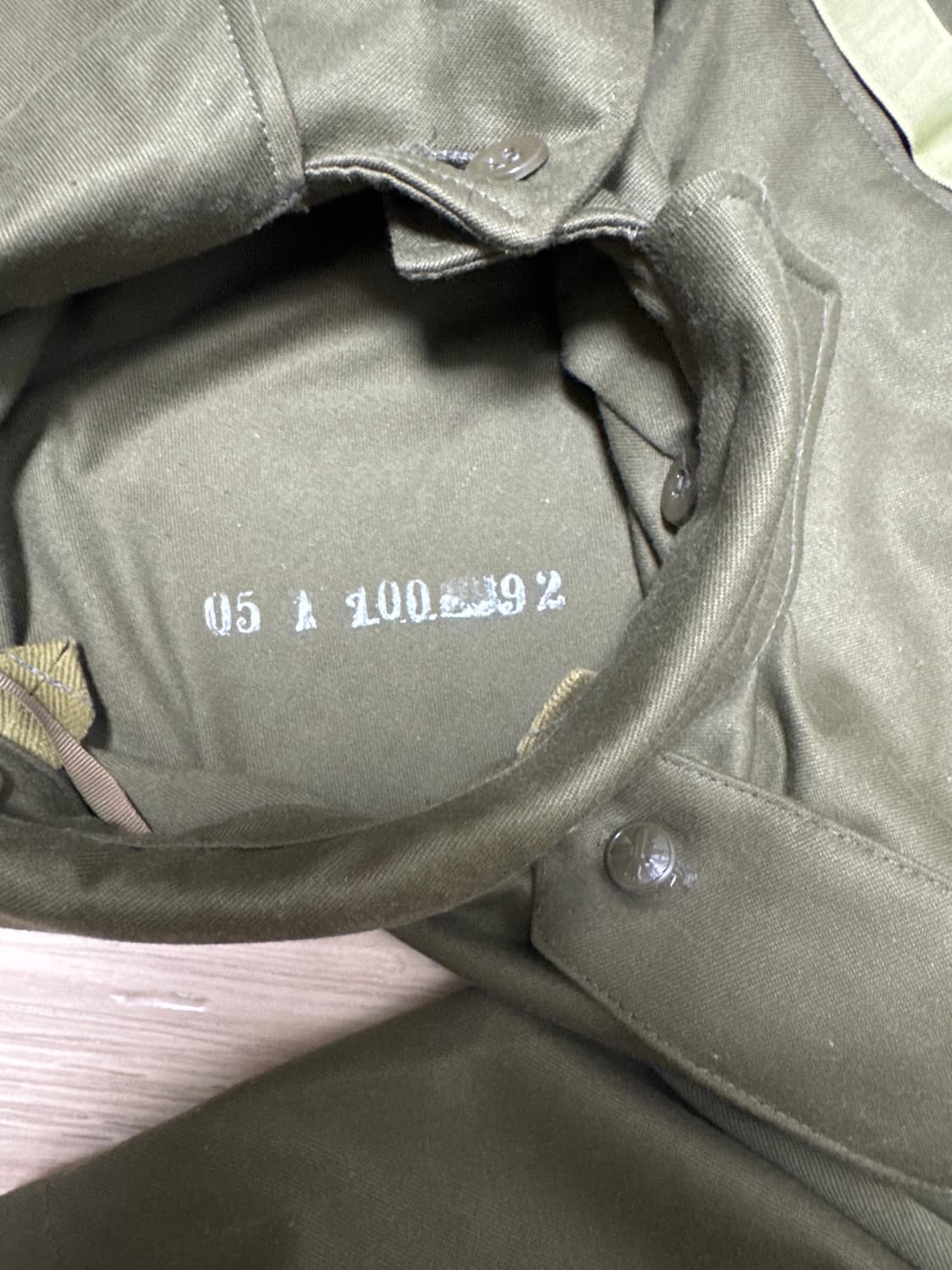Vintage 90s 유럽 군용 필드 자켓 (밀리터리 오리지널) 상품이미지5