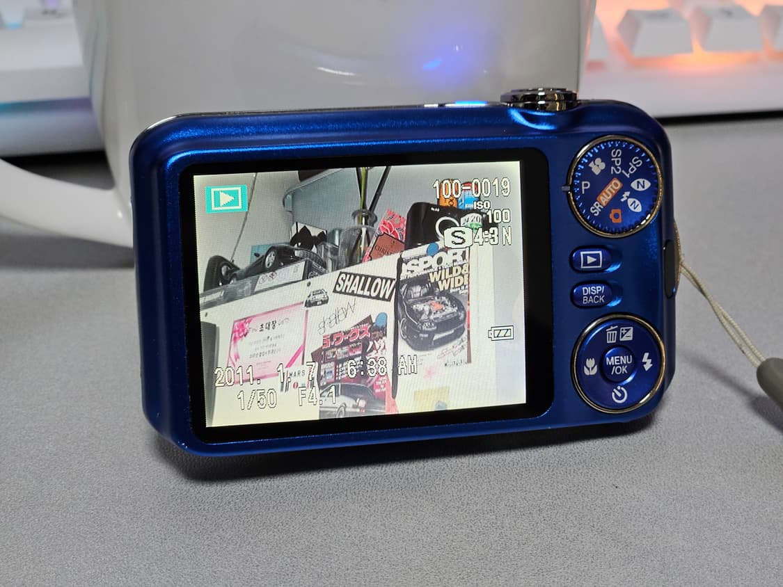 후지필름 파인픽스 JX200 블루 빈티지 디카 상품이미지5