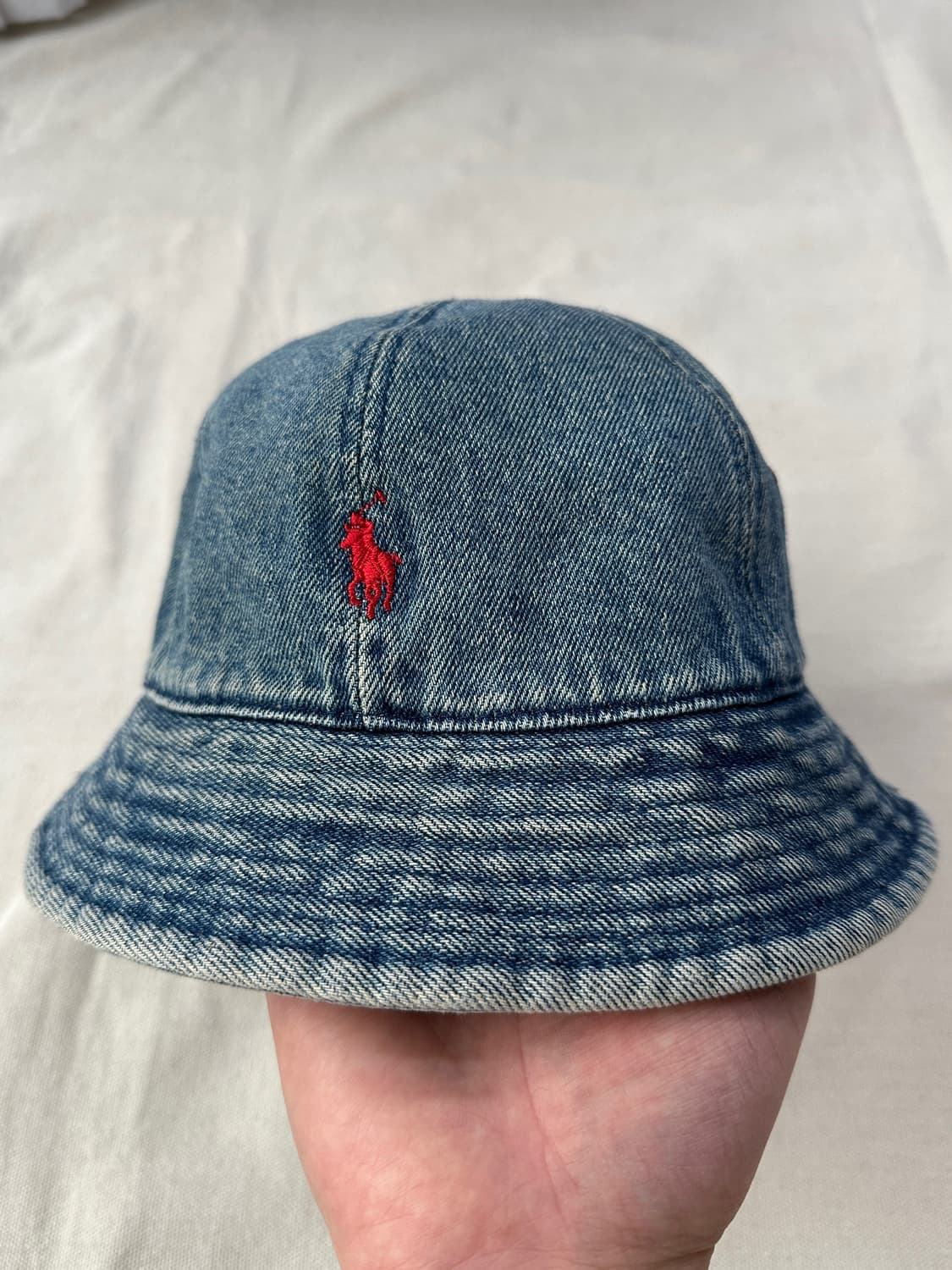 폴로 랄프로렌 데님 버킷햇 made in USA 상품이미지3