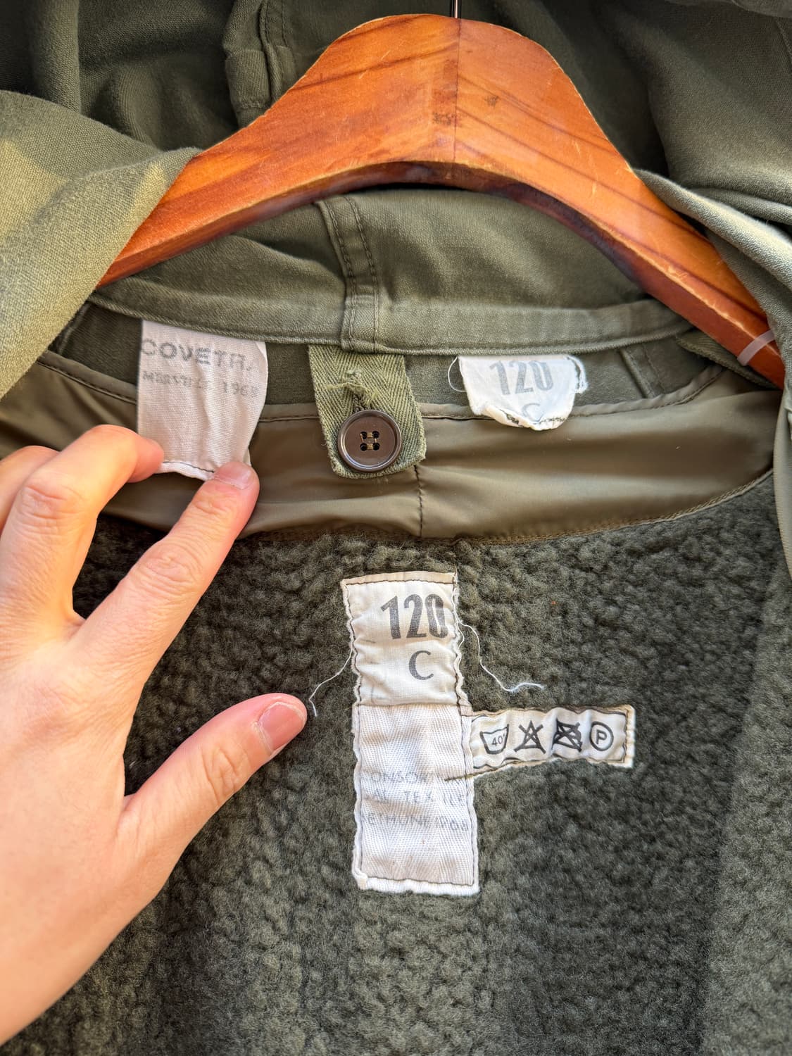 1960s OG FRENCH ARMY M64 FIELD 밀리터리 개파카 상품이미지10