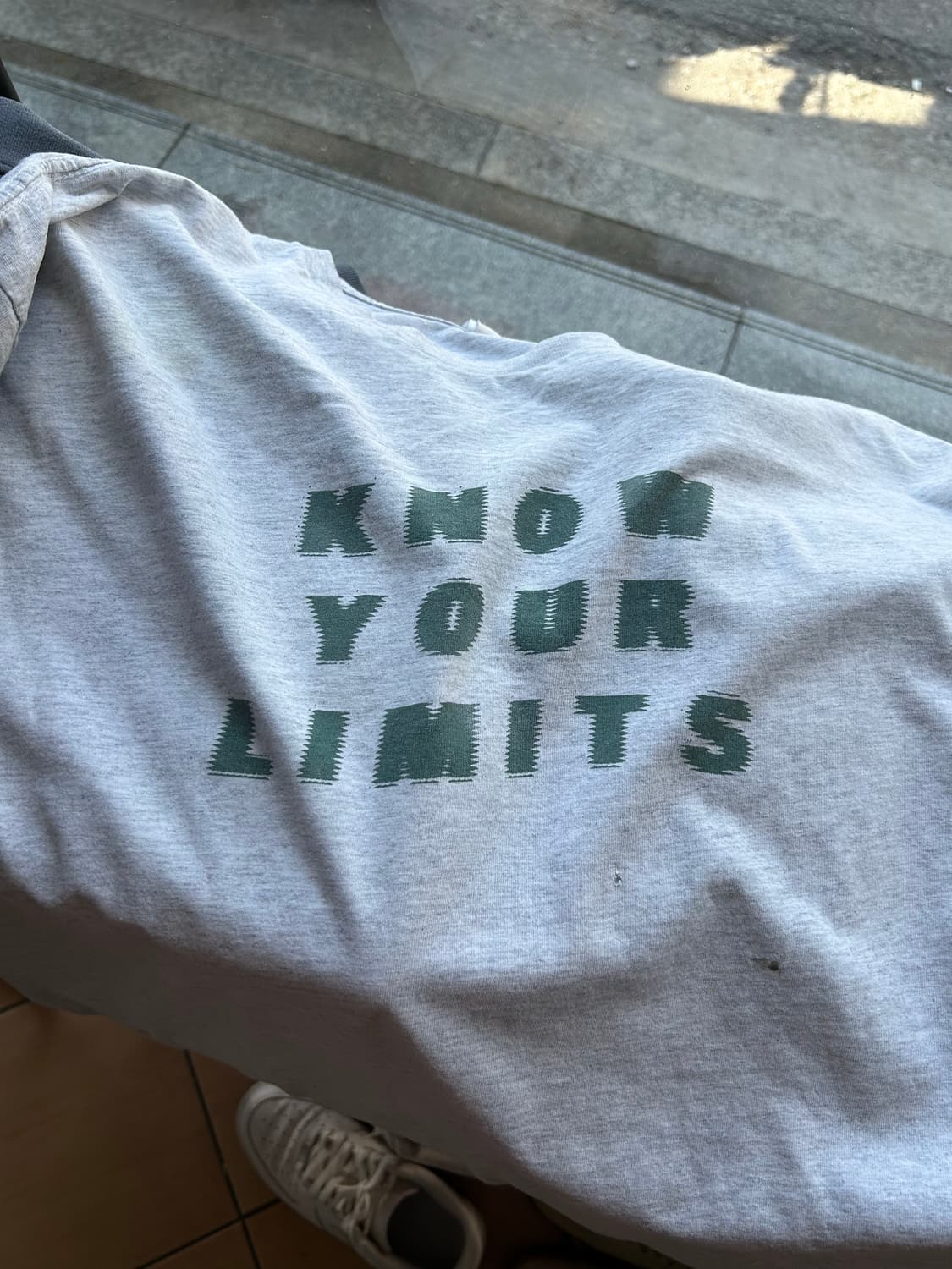 90‘s 나이키 know your limits 티셔츠 상품이미지1