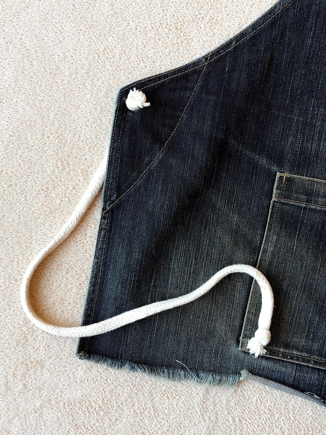 Washed Denim Apron 상품이미지4