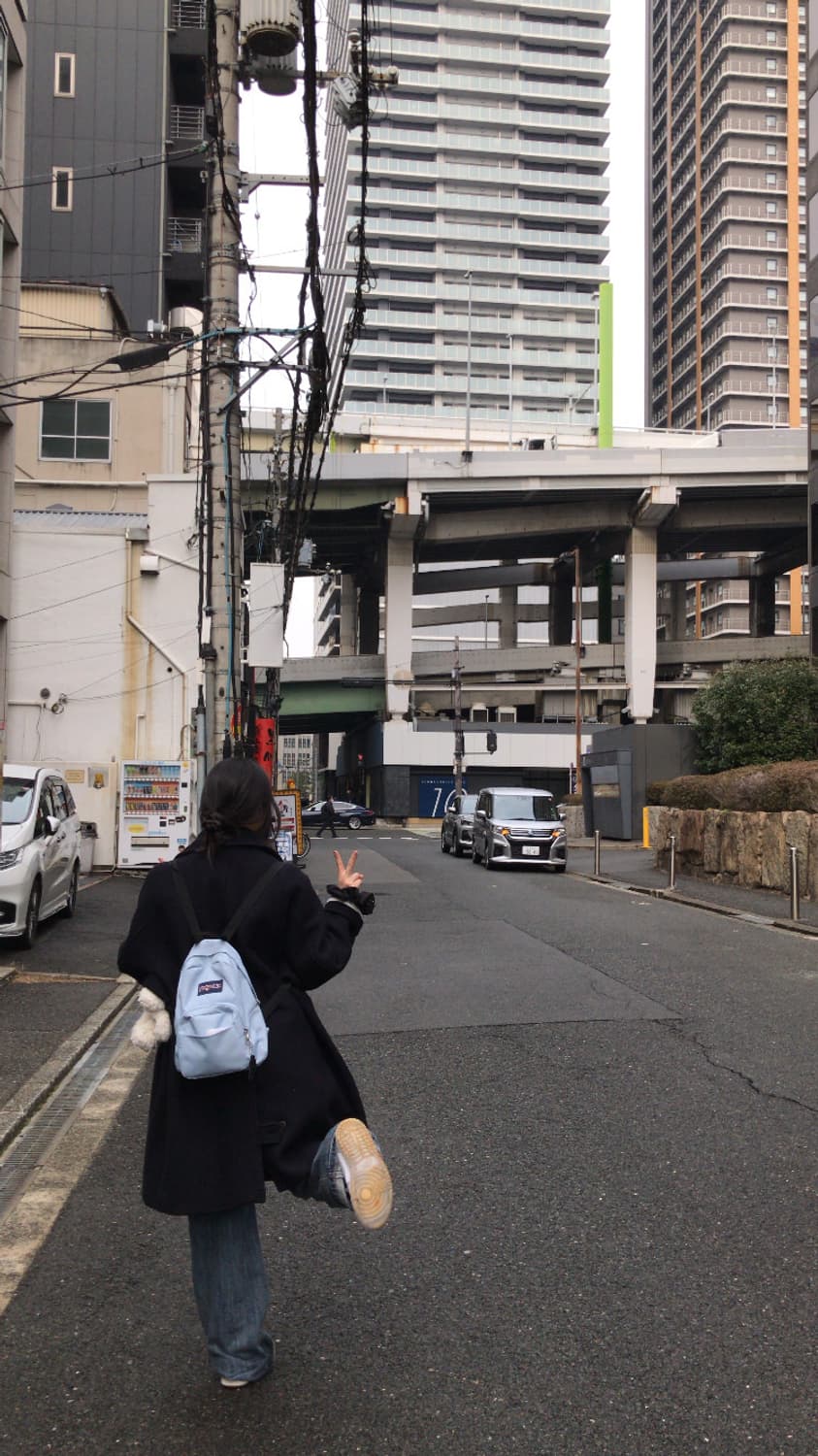 움드 메이드 하프 부클 코트 네이비 상품이미지2