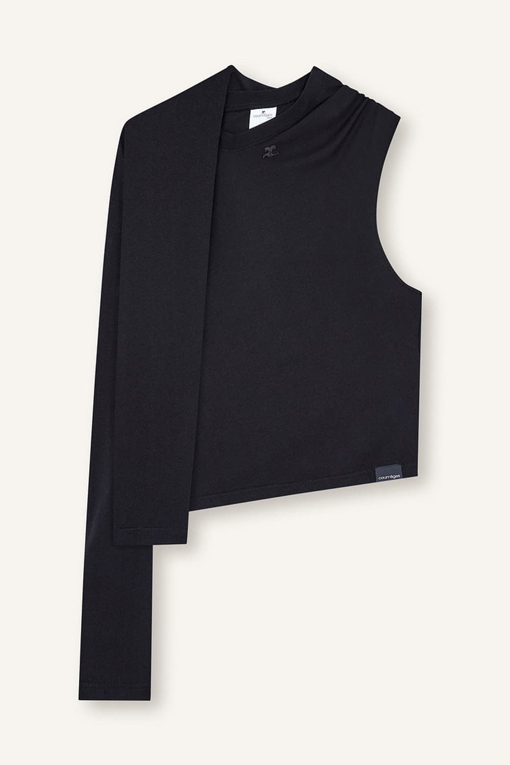 [XS,S]꾸레쥬 오프숄더 티셔츠 상품이미지4