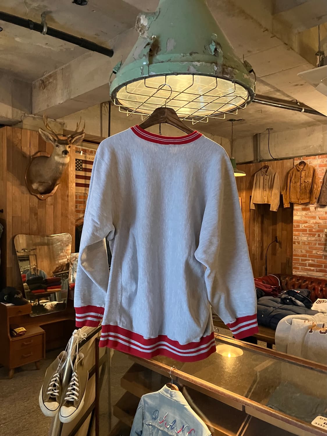 90s USA 빈티지 챔피온 리버스위브 스웻 셔츠 맨투맨 상품이미지3