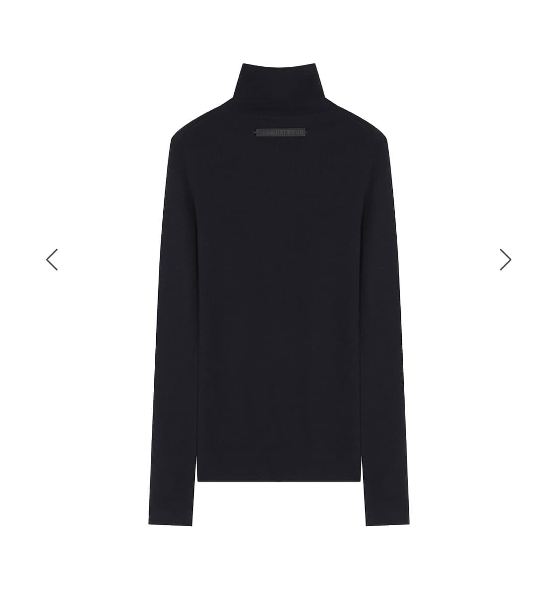 후왓웨어 Flow soft Turtleneck 네이비 새상품 상품이미지2