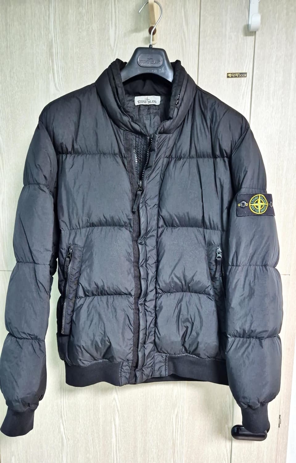 [극미중고] 17fw 스톤아일랜드 크링클랩스 논후드 우원재 패딩 XL 상품이미지6