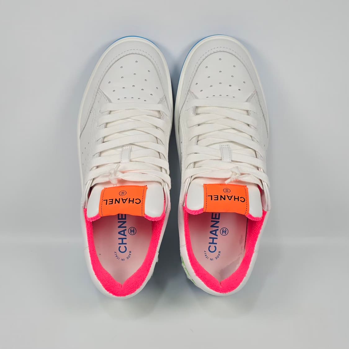 샤넬 네온 레터링 테니스 스니커즈 ( 270 ) 상품이미지6