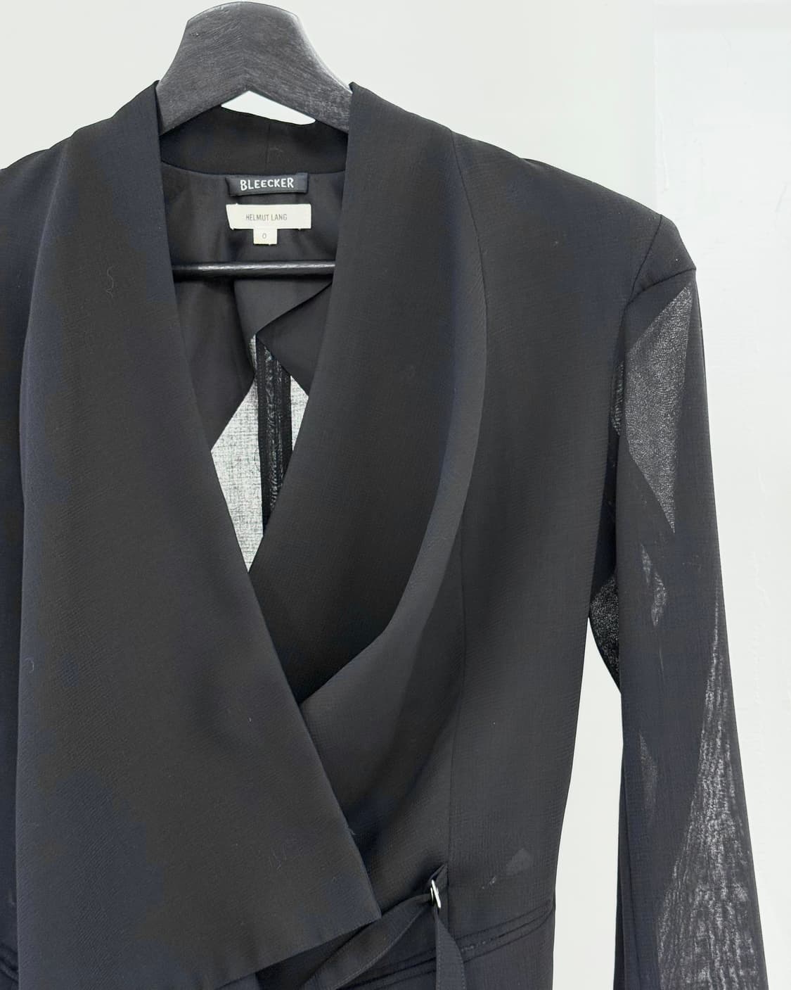 헬무트랭 블랙 랩 시어 슬리브 자켓 상품이미지4