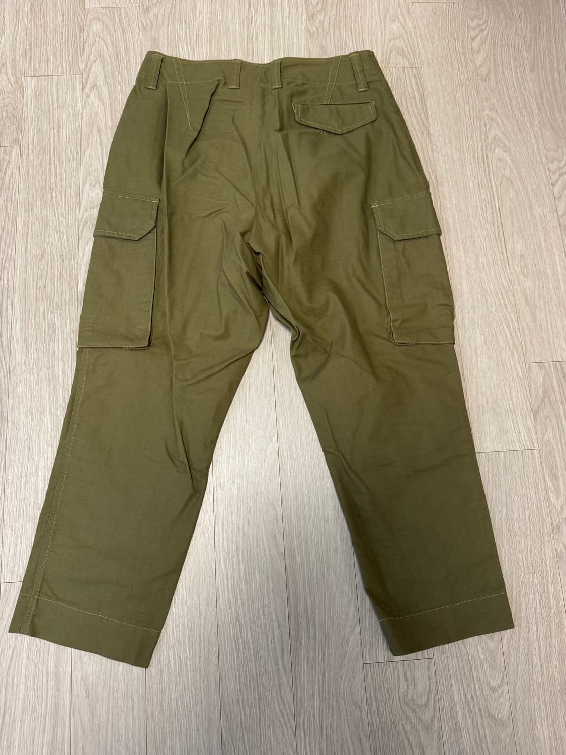 하버색 린넨 카고 팬츠 상품이미지2