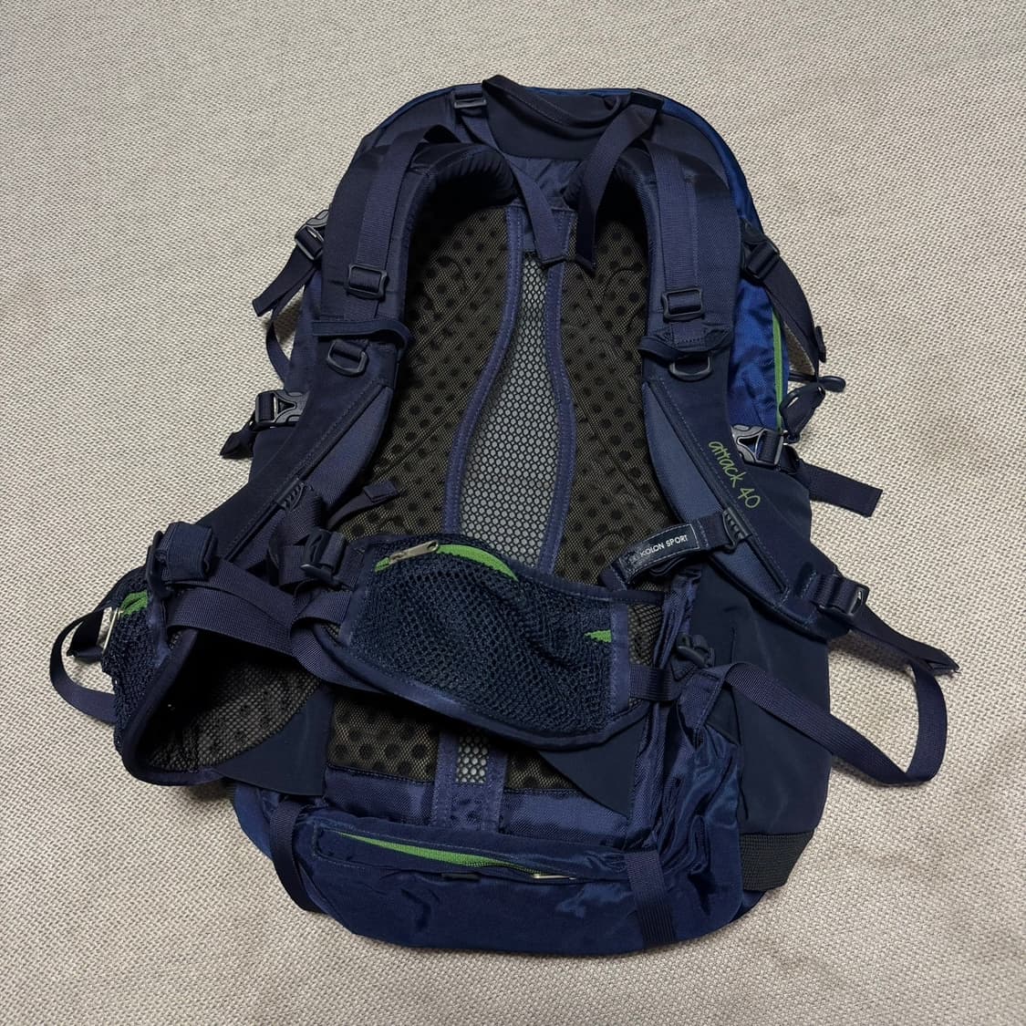 코오롱스포츠 ATTACK 40 등산 백팩 상품이미지6