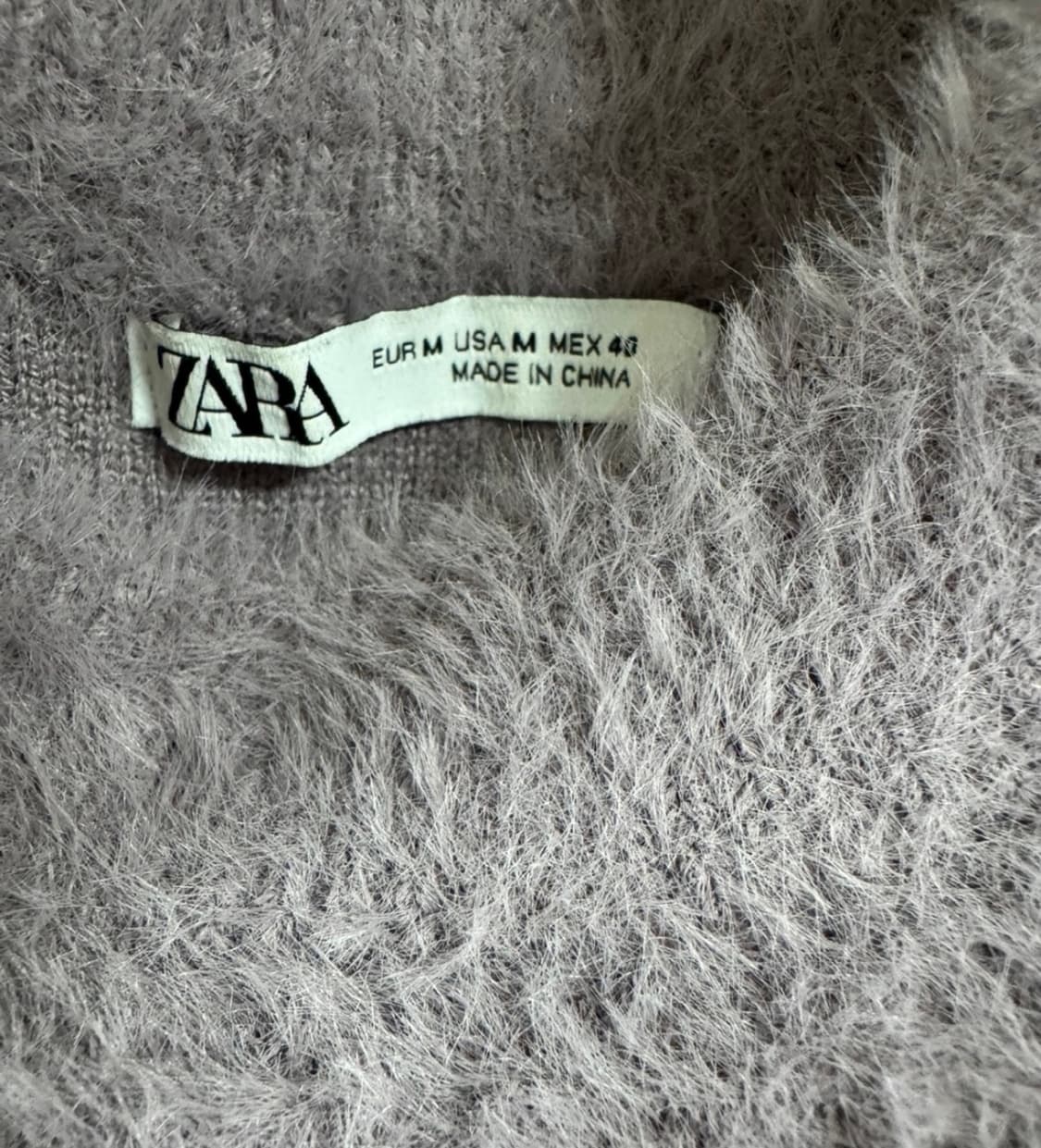 zara 자라 퍼플 앙고라 니트 상품이미지4