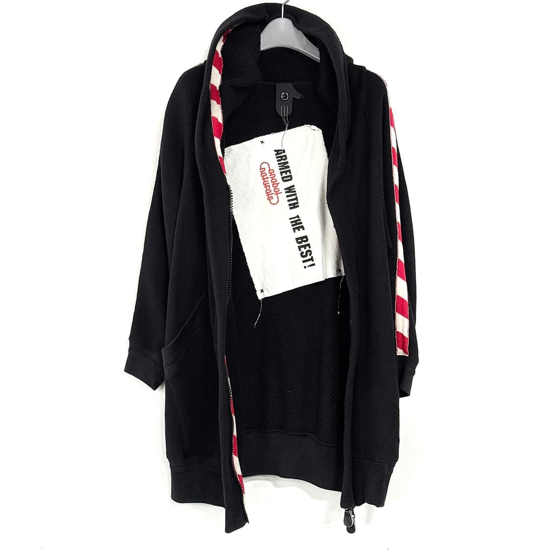 버나드 윌헴 배색 사선 집업 상품이미지2