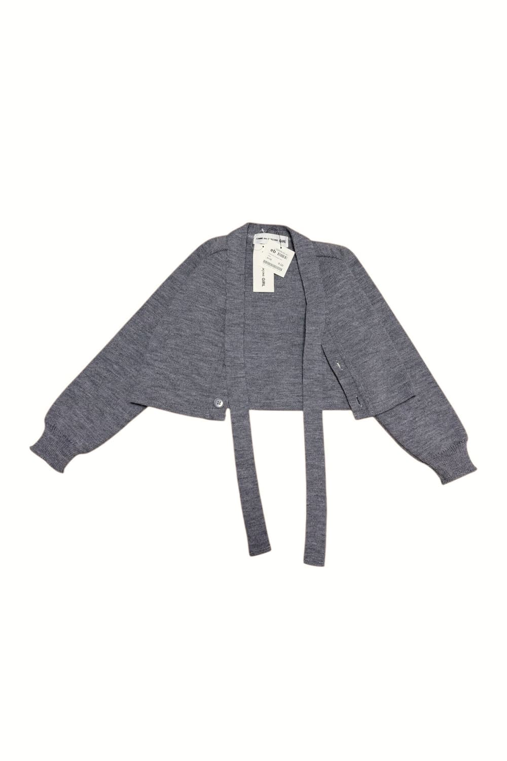 꼼데가르송 GIRL 넥 리본 크롭 가디건 상품이미지3