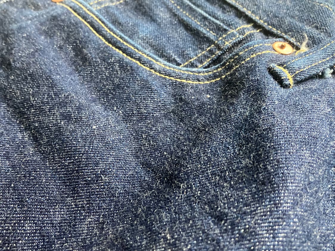 브론슨 - lot 44801 1944 대전버전(WWII) 셀비지 데님 상품이미지6