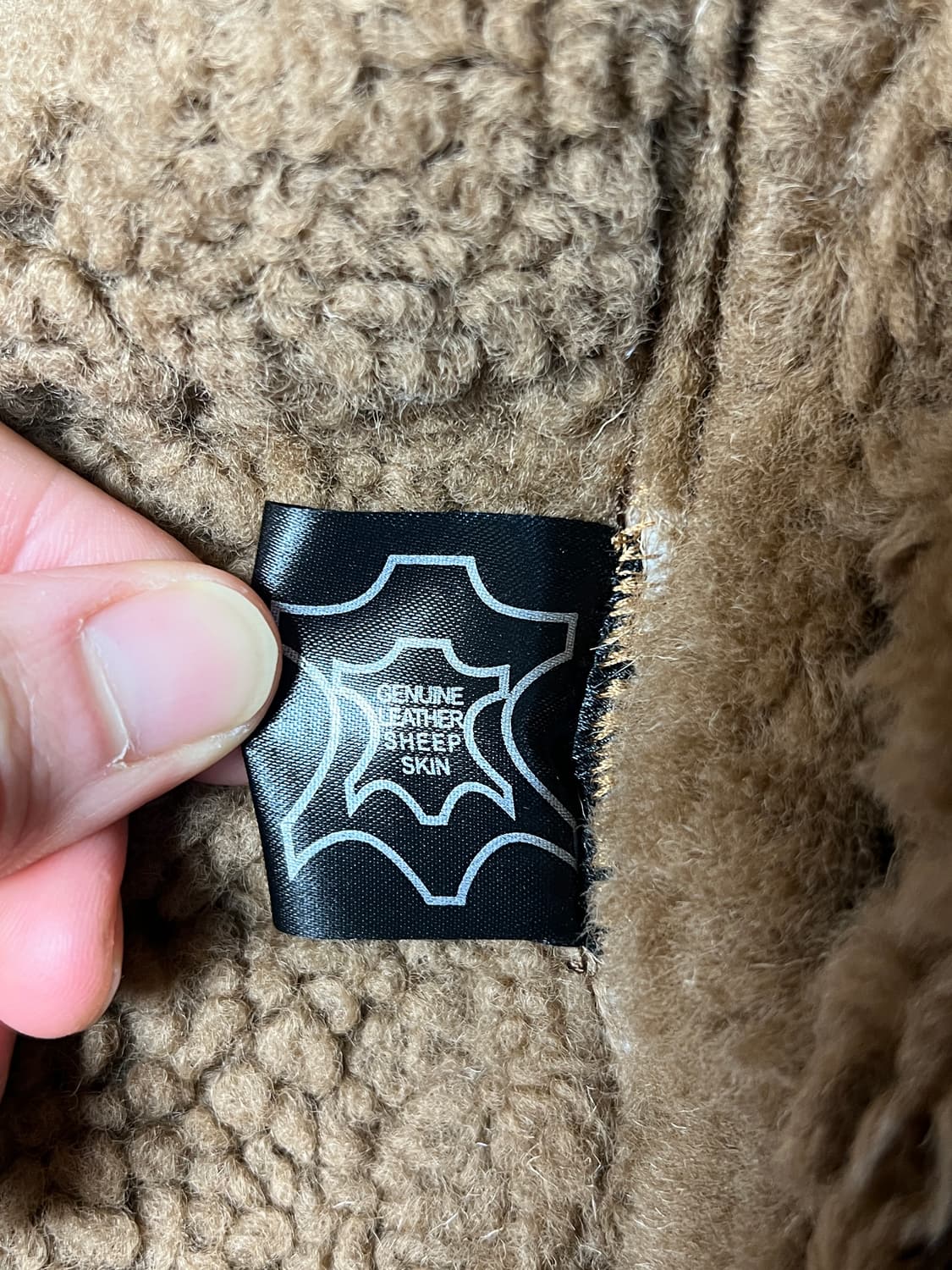 [38] Churphy leather 브라운 쉽스킨 무스탕 상품이미지8