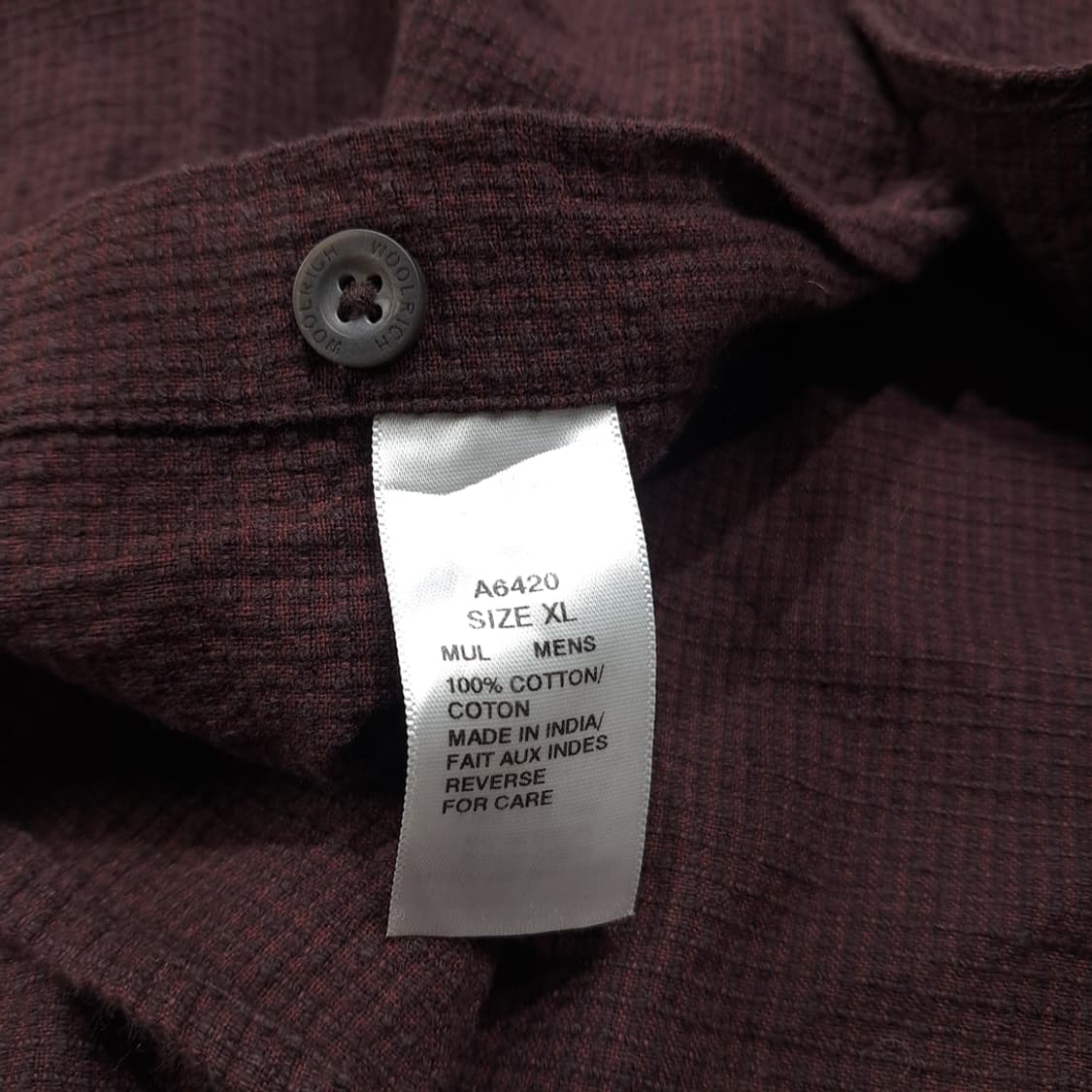 CL179 XL 울리치 코튼 텍스처 워크 셔츠 상품이미지5