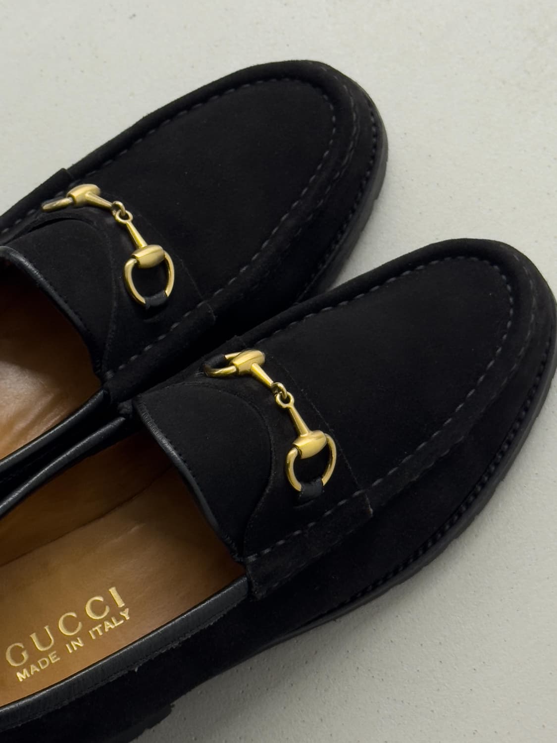 구찌 홀스빗 스웨이드 로퍼 상품이미지1