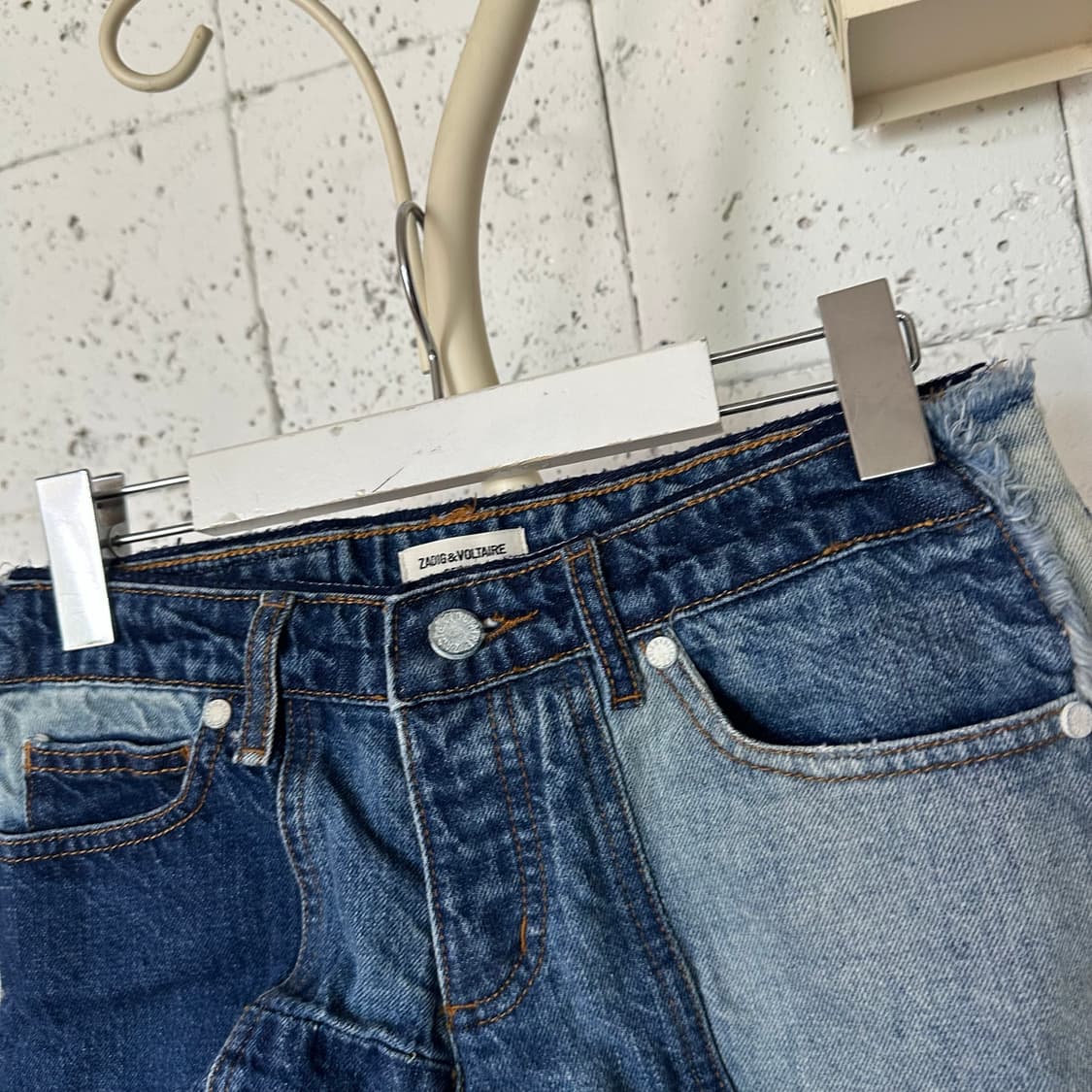 우먼36 자딕앤볼테르 데님 핫팬츠 상품이미지2