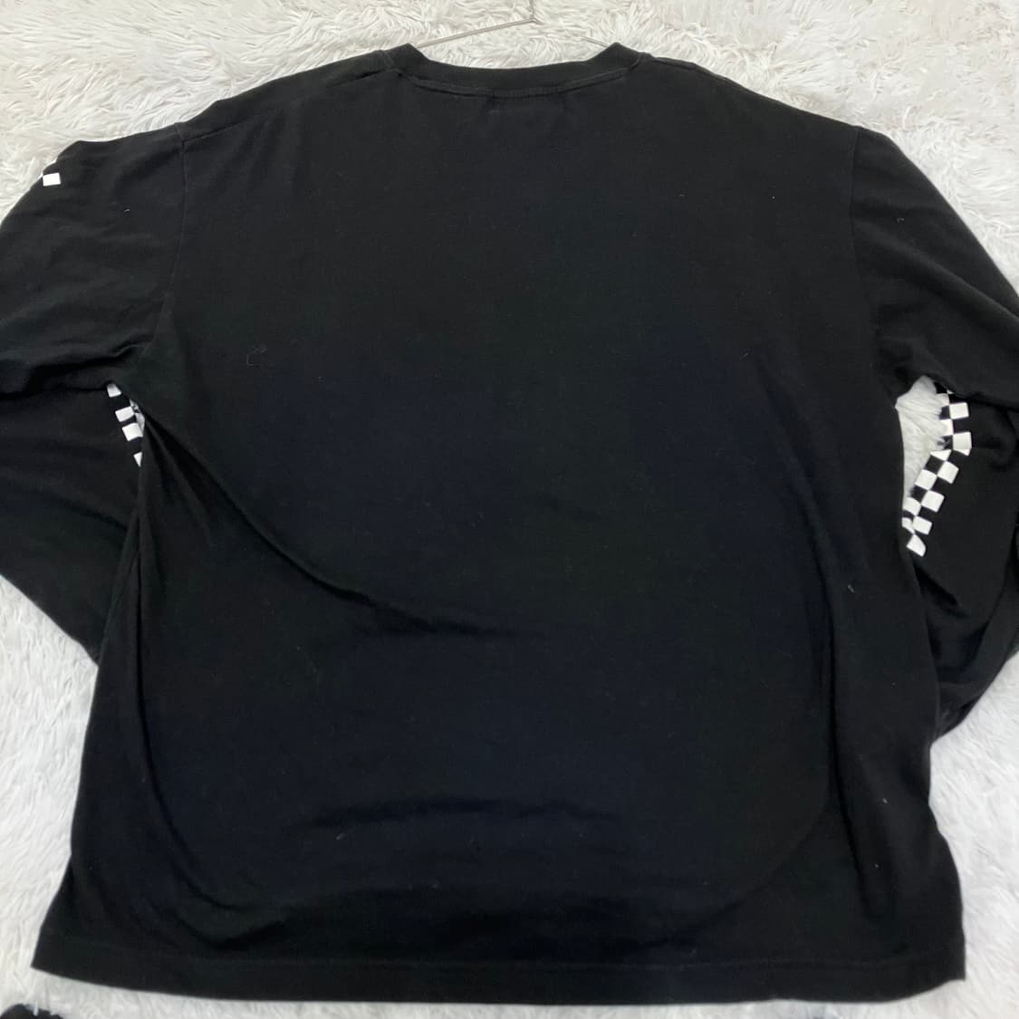 빈티지 블랙 체크보드 긴팔 1003 y2k 스트릿 갸루 펑키 일본빈티지  상품이미지2