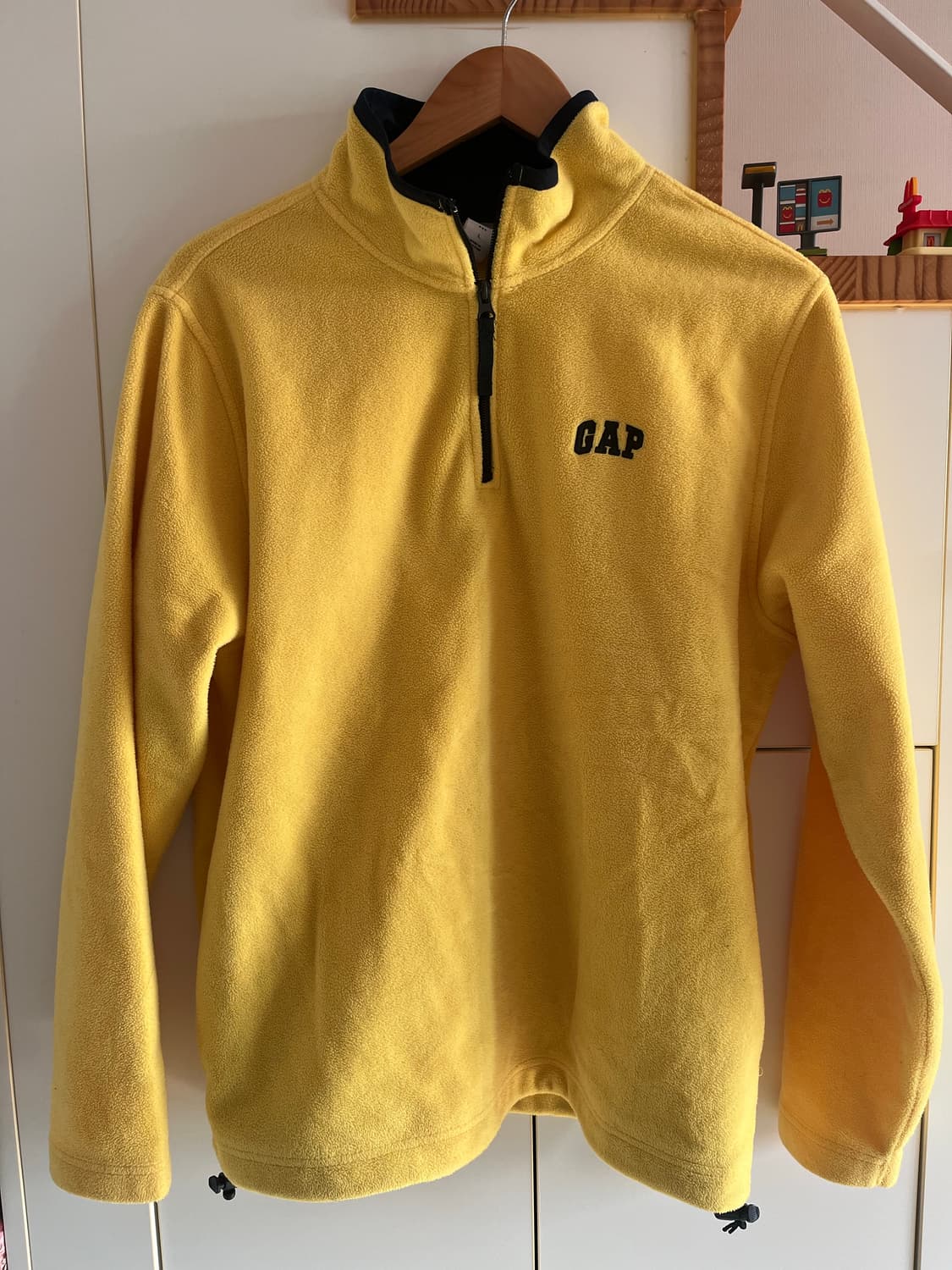 GAP 갭 노란색 하프집업 L 라지 상품이미지1