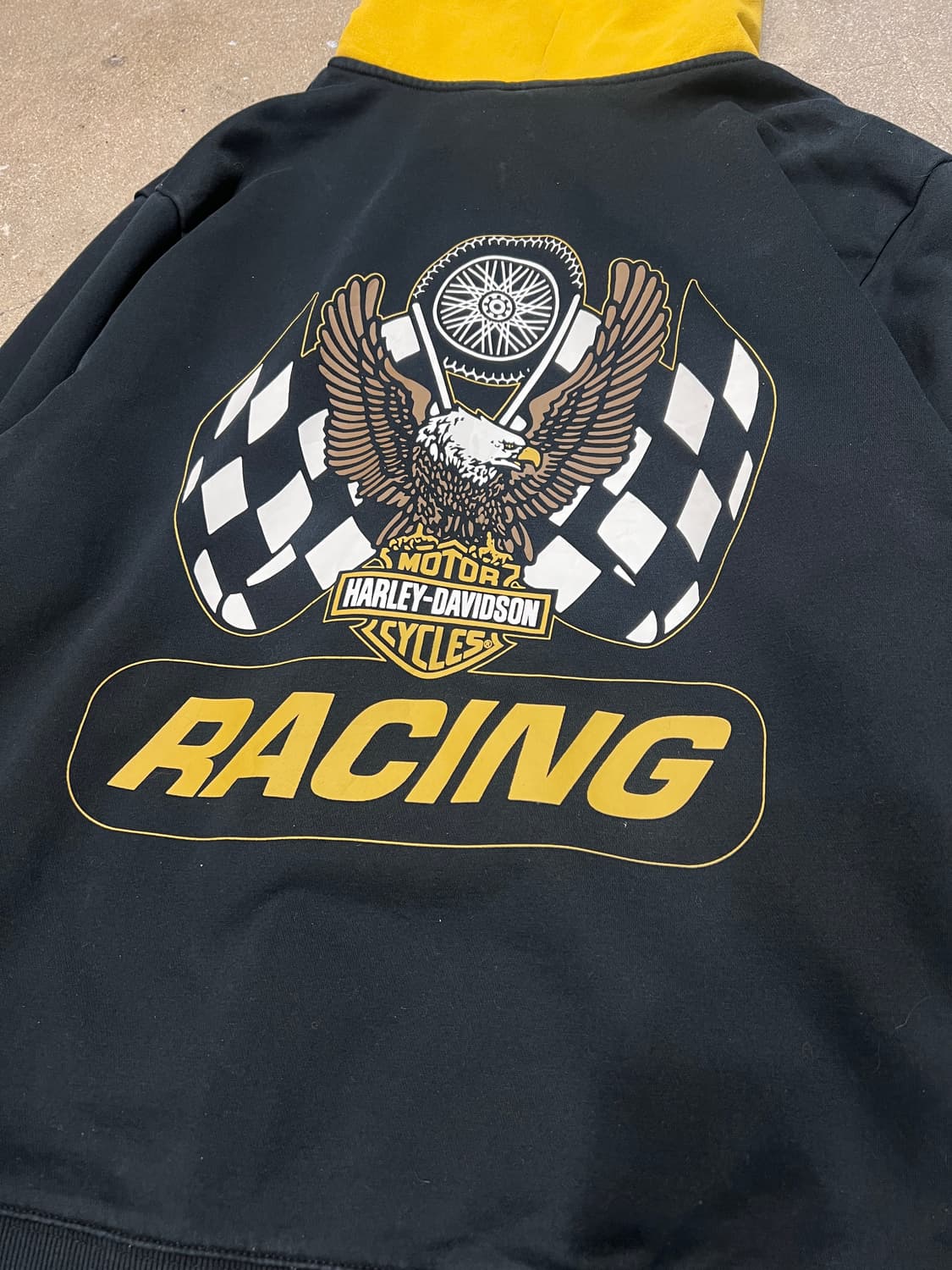 할리데이비슨 LIMITED 트로피 후드집업 BLACK 상품이미지4