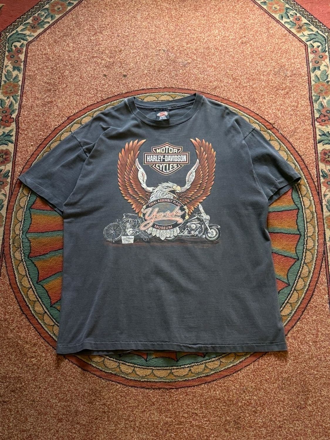 Harley-Davidson 할리데이비슨 90s 싱글스티치 튜블러 빈티지 상품이미지1