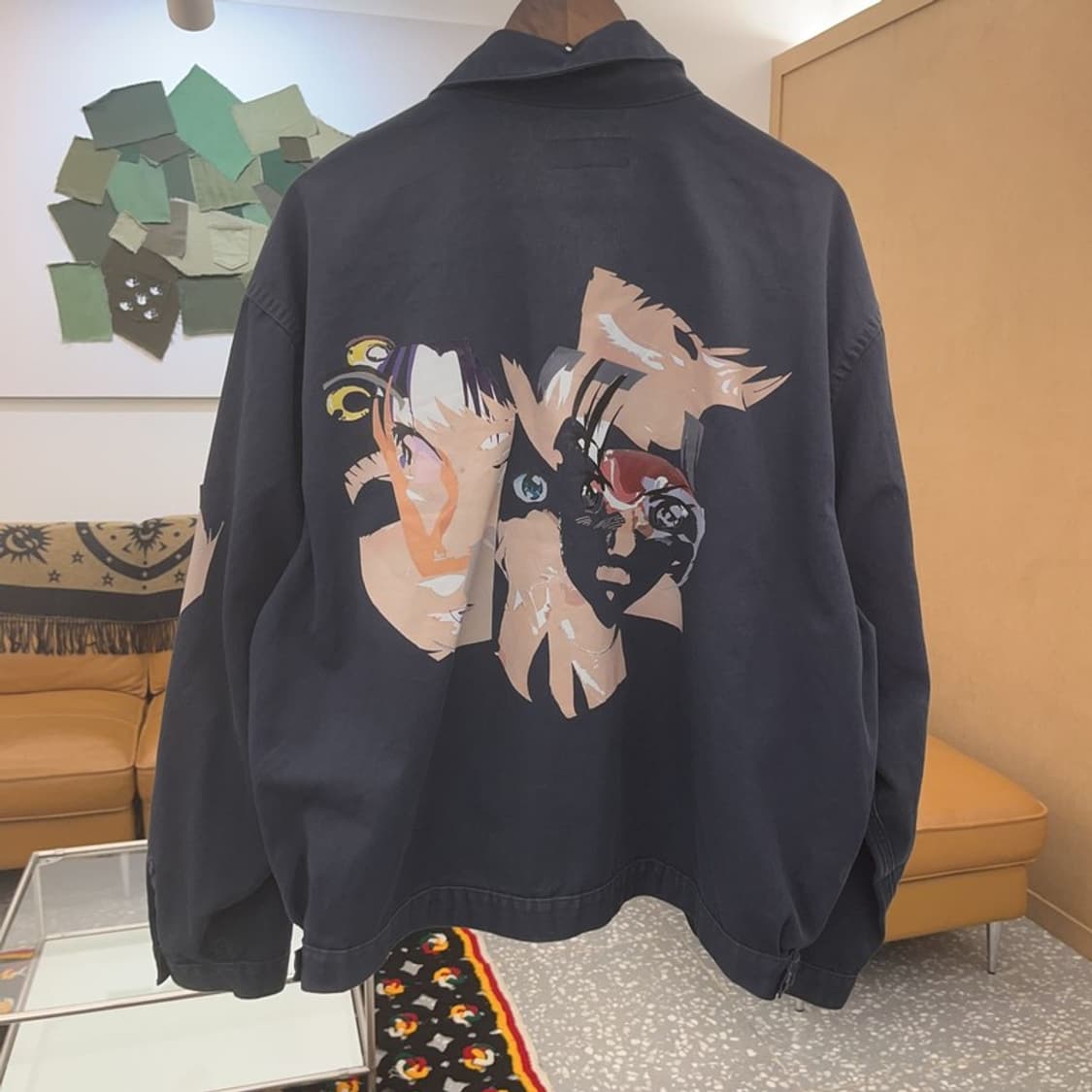 디키즈 희귀 올드스쿨 일본풍 키치 카툰 프린팅 자켓 2XL C07052 상품이미지4