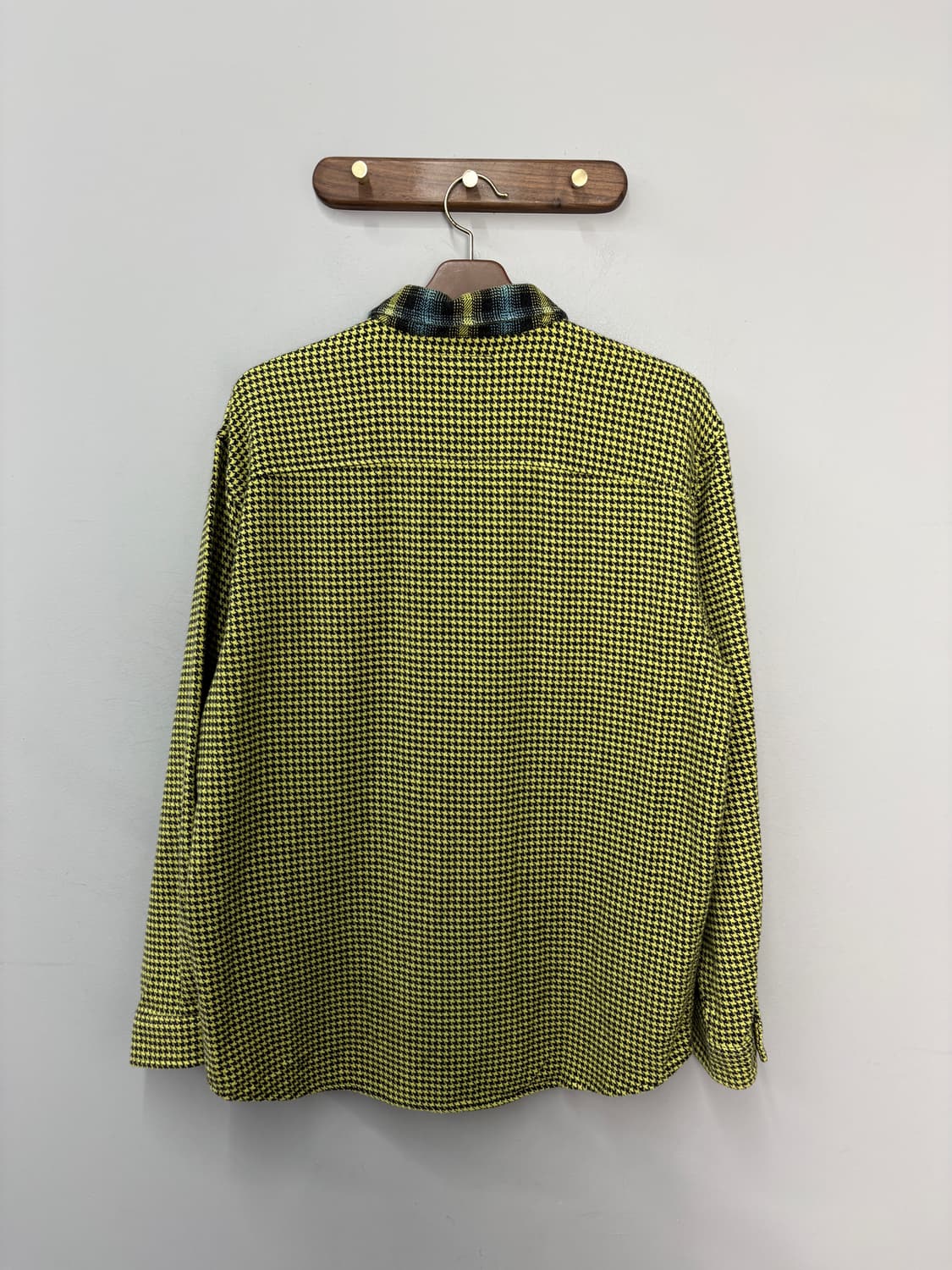 슈프림 23FW 하운즈투스 플레이드 플란넬 옐로우셔츠 A3752 상품이미지4