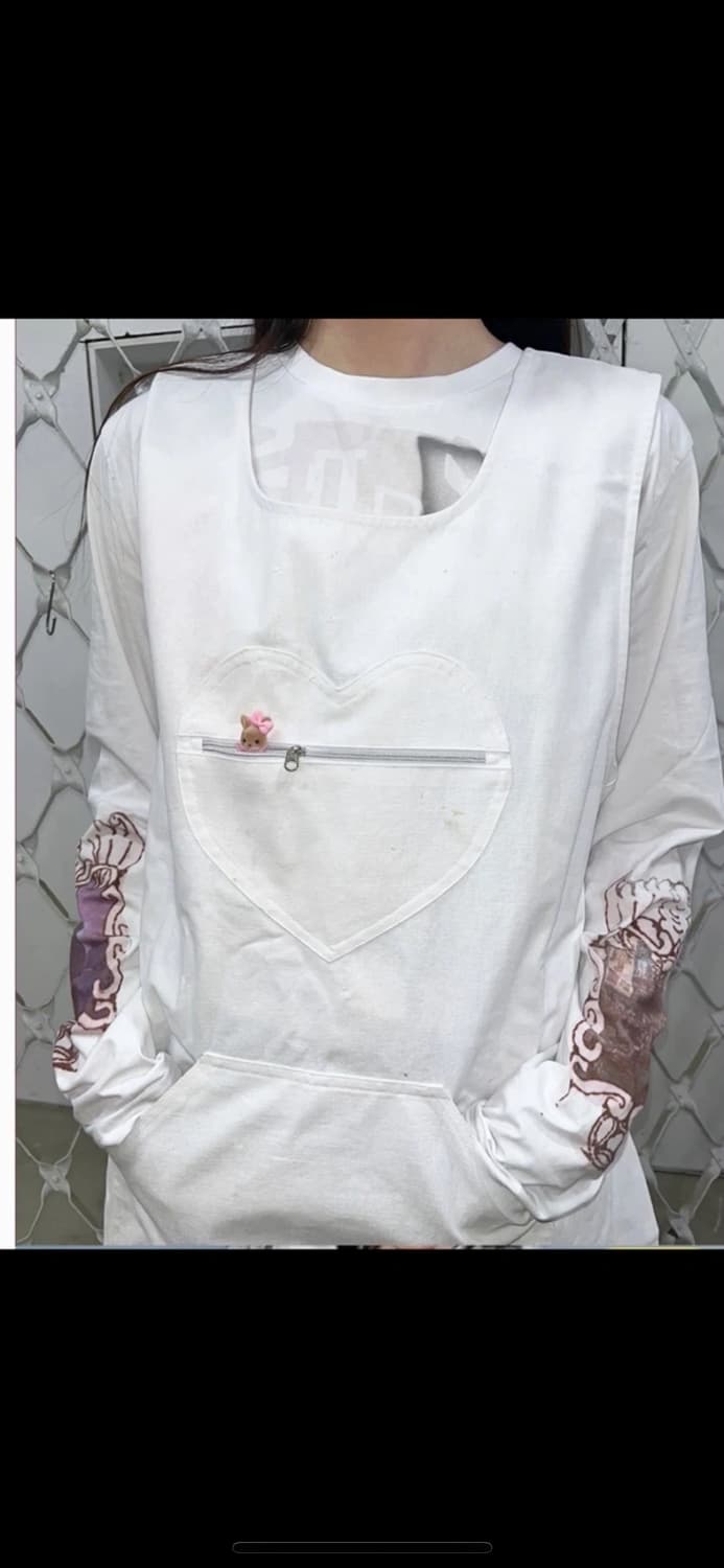 나이트프루티 하트 포켓 앞치마 상품이미지1