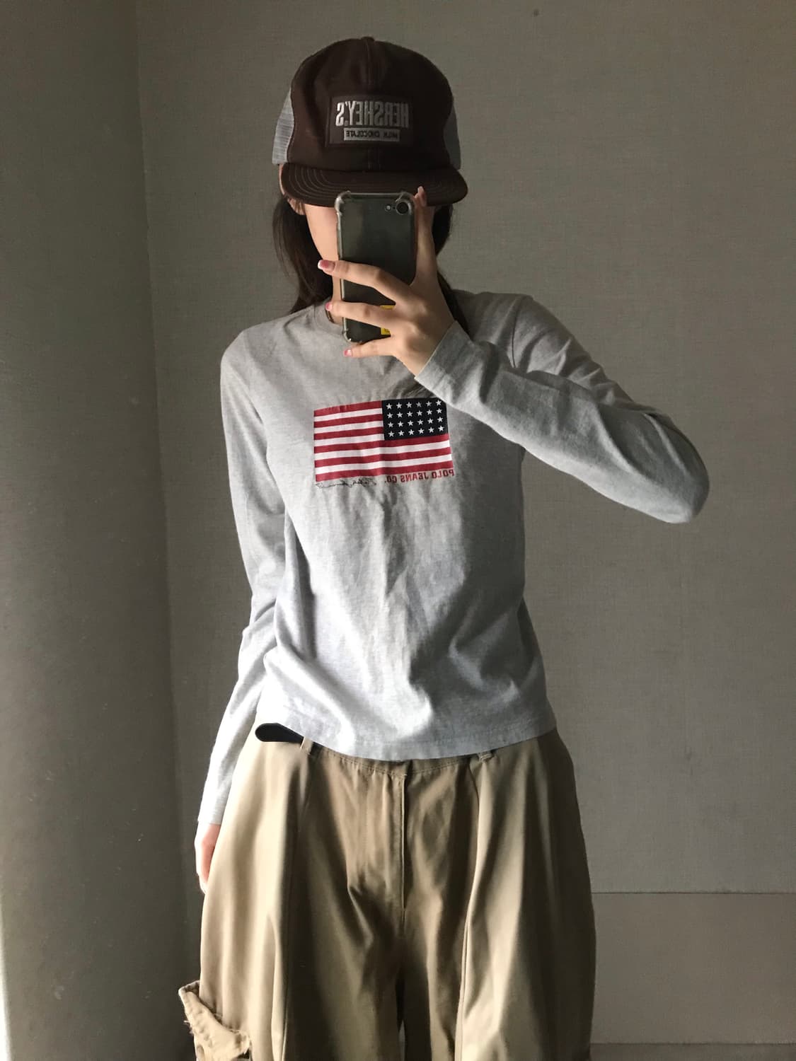 폴로 성조기 롱슬리브 상품이미지2
