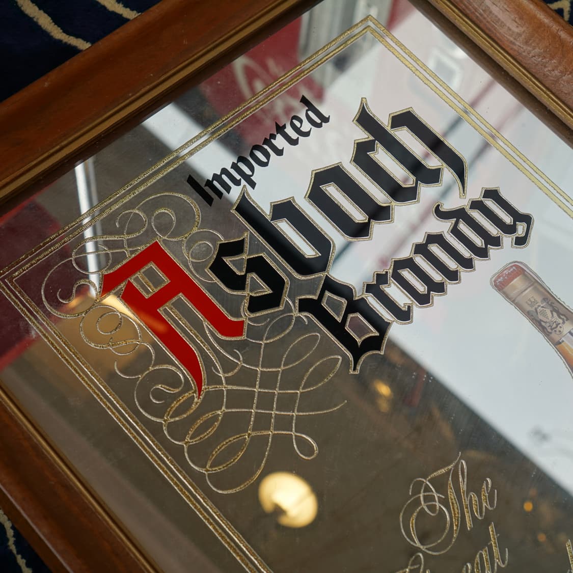 빈티지 소품 Asbach pub 거울액자 상품이미지4