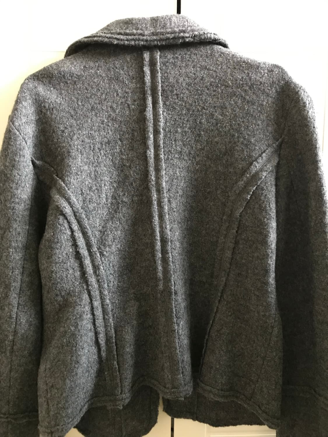 회색 빈티지 숏코트  상품이미지3