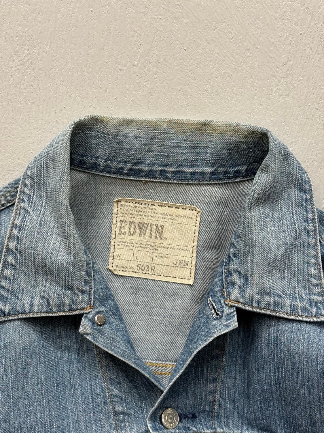 EDWIN Denim Trucker Jacket 상품이미지7