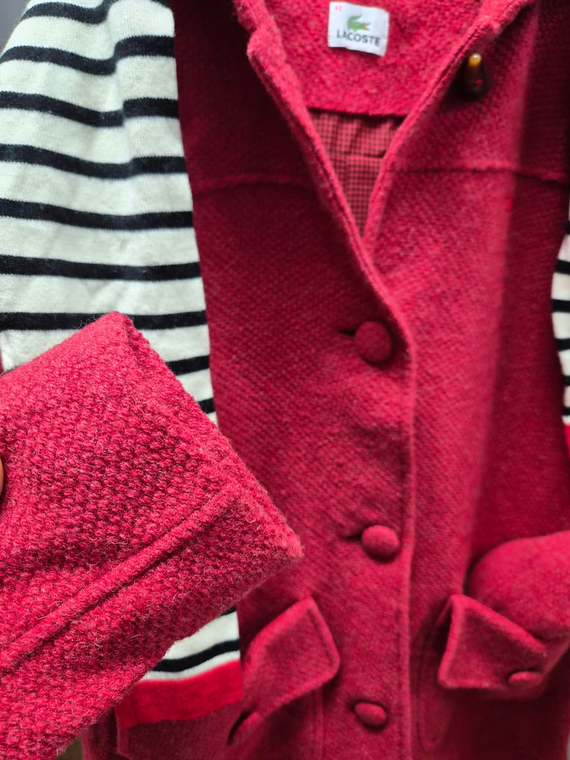 라코스테 레드후드코트 상품이미지5