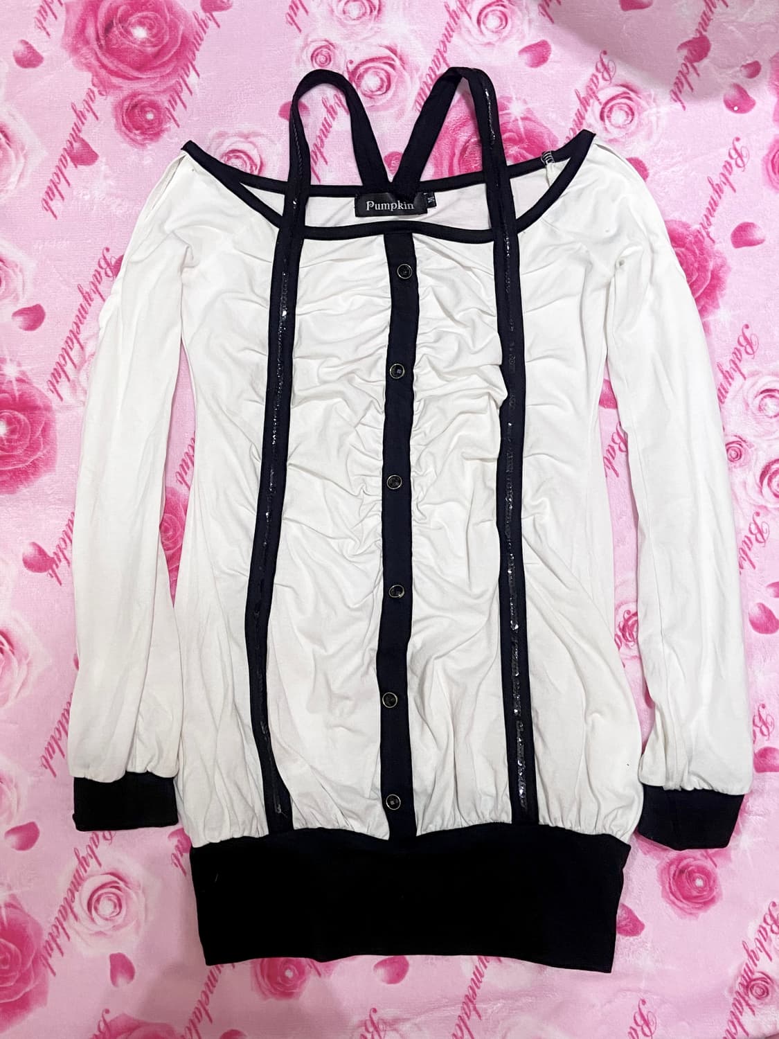 pumpkin 펌킨 오네갸루 오프숄더 갸루오프숄더 y2k 상품이미지1