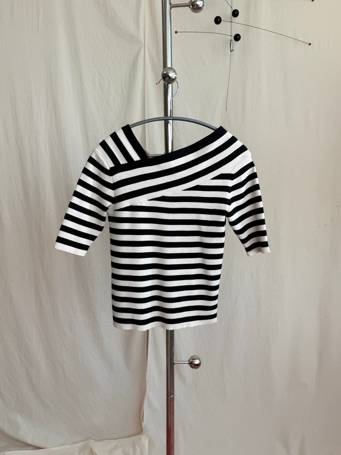 ICHIE Strawberry Fields 2-way 니트 탑 (스트라이 상품이미지2