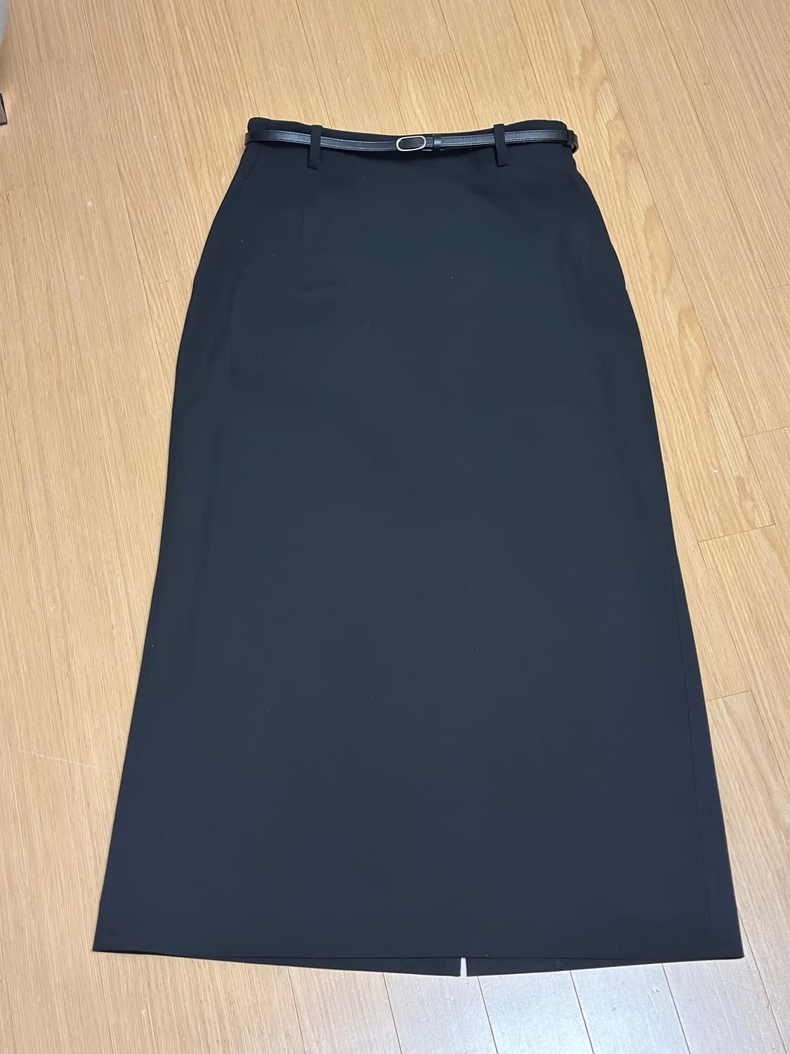 시에 Sie 베안 클래식 스커트 블랙 S + 로웰 슬림 라운드 벨트 상품이미지7