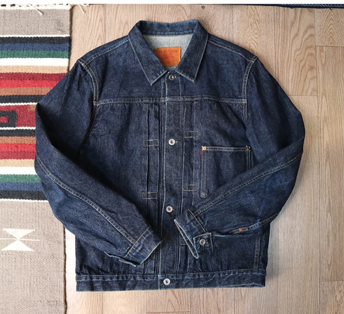 일본판 TCB JEANS 1944년 대전판 복각 셀비지 1세대 데님자켓 상품이미지1