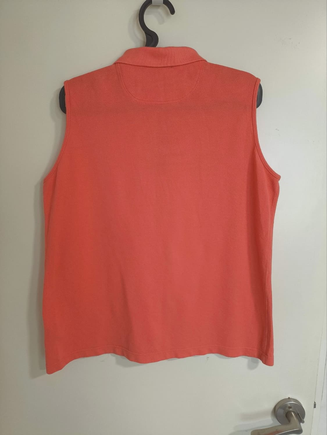 L 버버리 코튼 카라넥 슬리브리스 민소매 티셔츠 상품이미지6