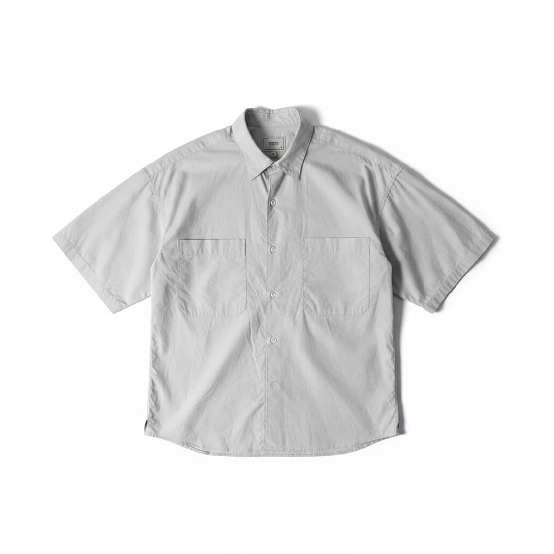 어나더 오피스 포켓 반팔 셔츠 그레이 1 상품이미지1