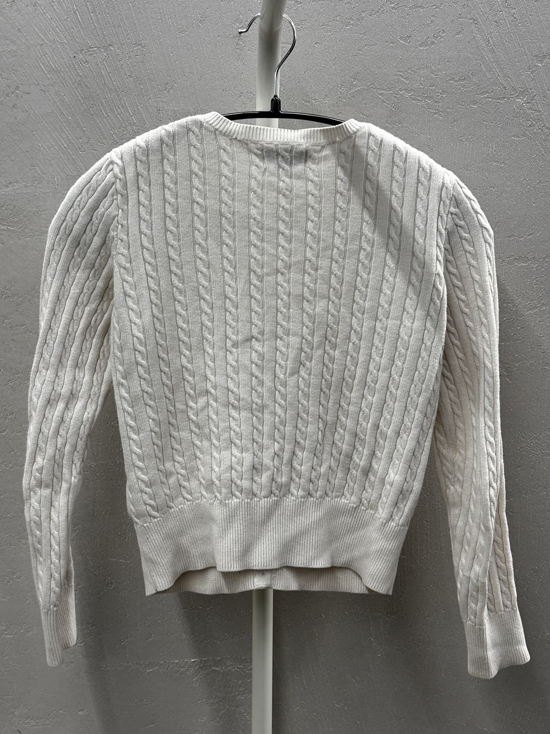 폴로 랄프로렌 아이보리 케이블 가디건 M 상품이미지8