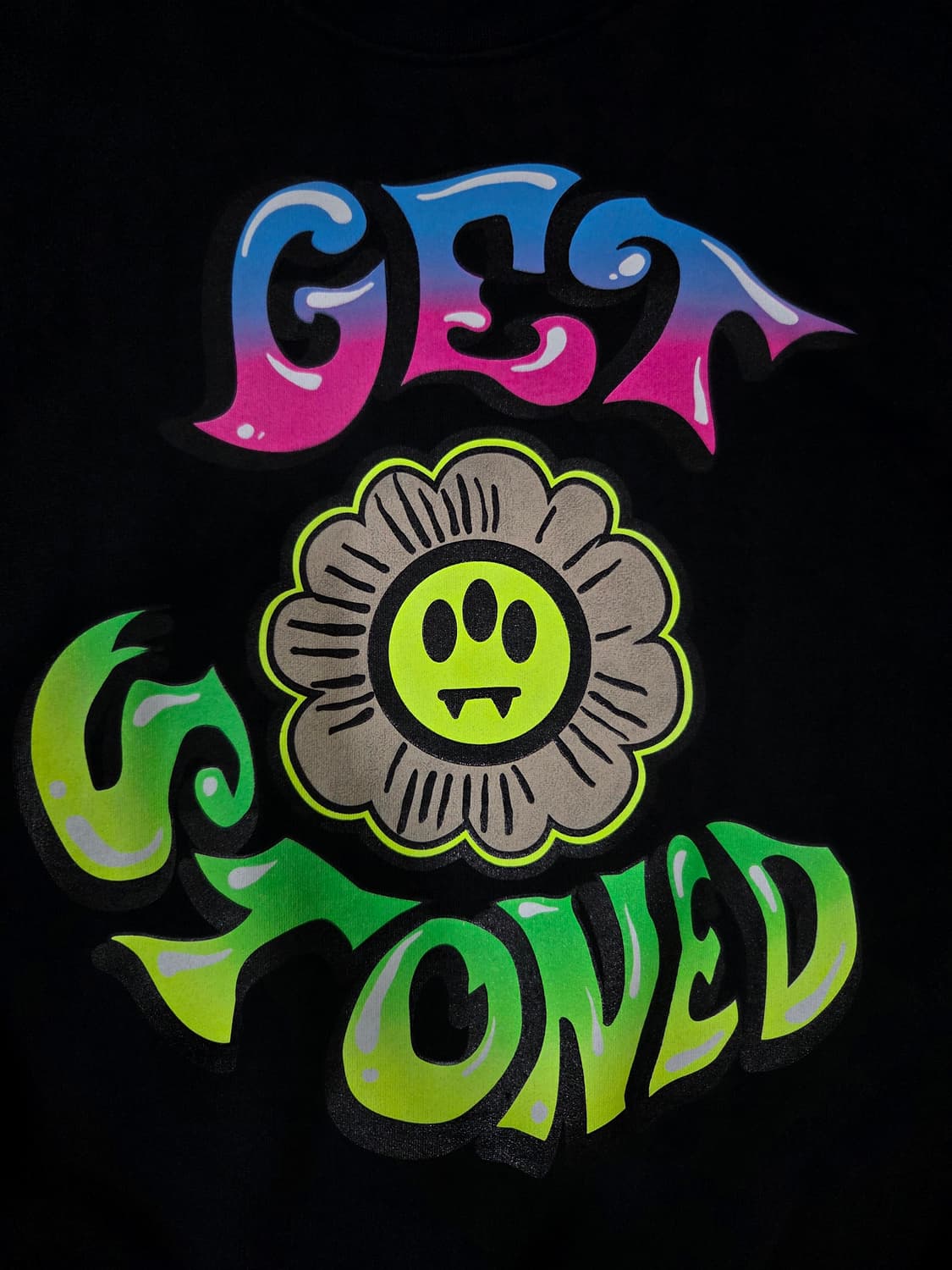 BARROW 블랙 프린트 맨투맨 티셔츠 상품이미지5