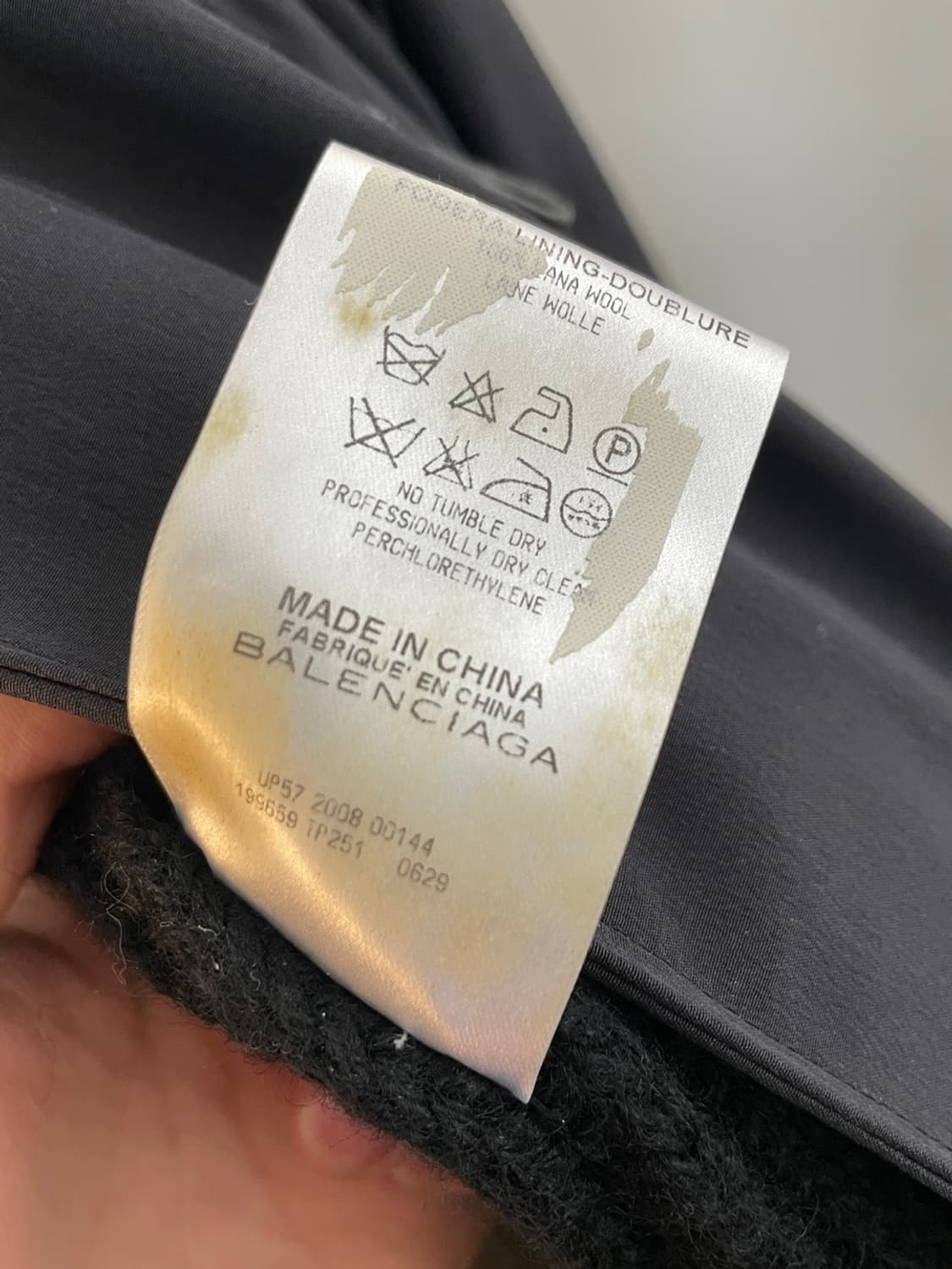 발렌시아가 실크 코트 상품이미지10