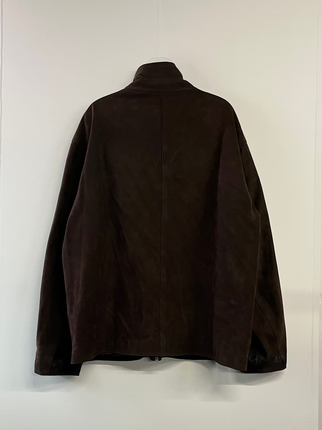 90s 올드갭 풀집 브라운레더 자켓 상품이미지3