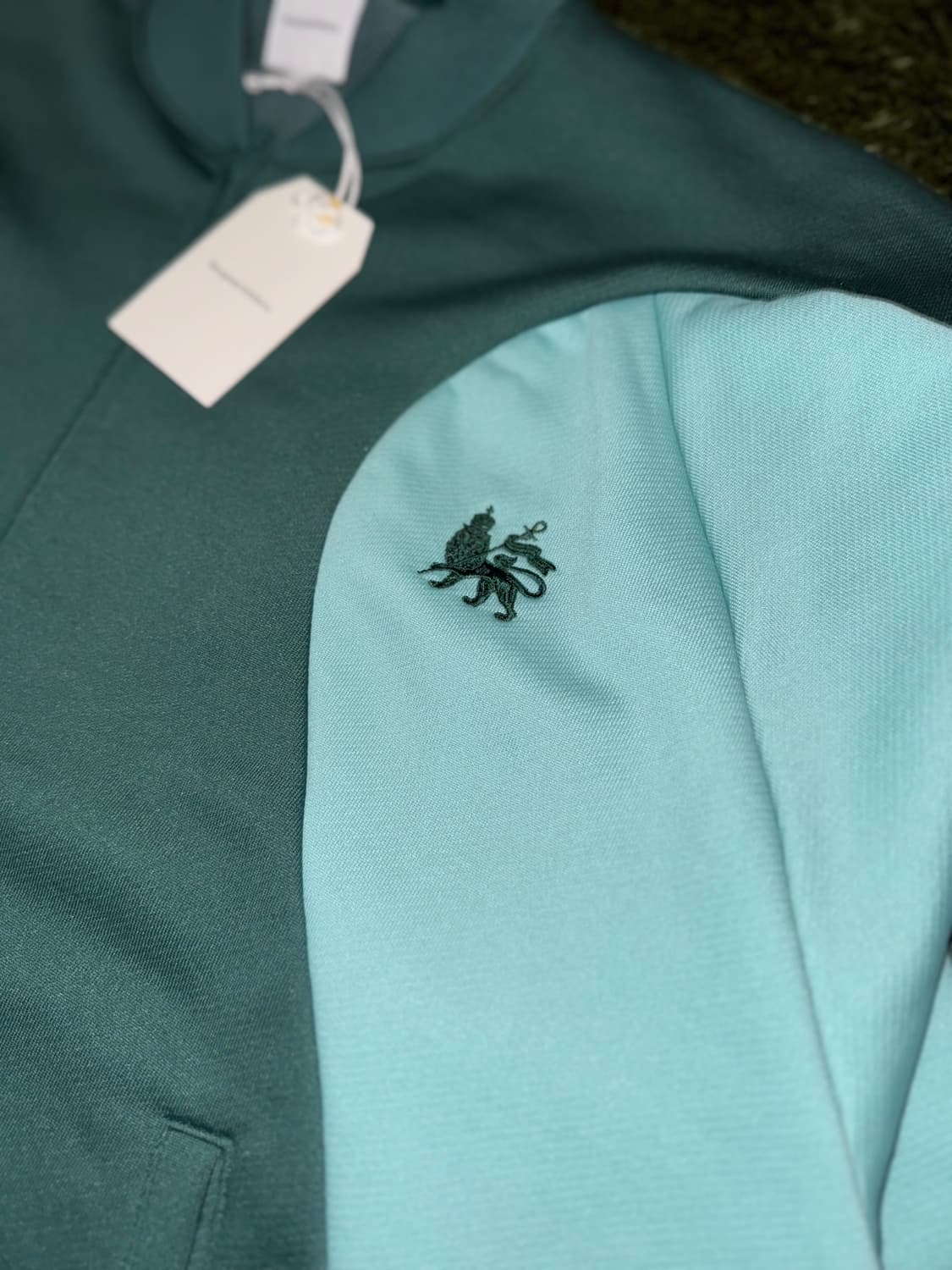 [XL] 사스콰치패브릭스 레트로 퓨처 믹스 트랙 자켓 그린 민트 상품이미지4