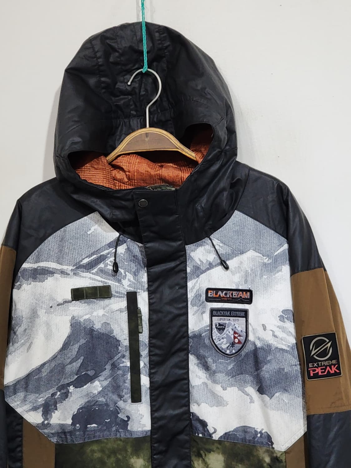 (110) 블랙야크 바람막이 점퍼 카모패턴 빅사이즈 아웃도어 자켓  상품이미지2